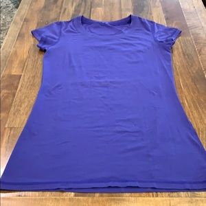 Lululemon Size 6 Cotton SS top purple